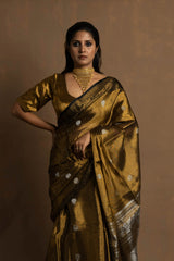 Muharat I Handloom gold tissue banarasi saree